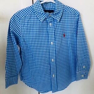 Ralph Lauren Gingham Cotton Poplin Shirt